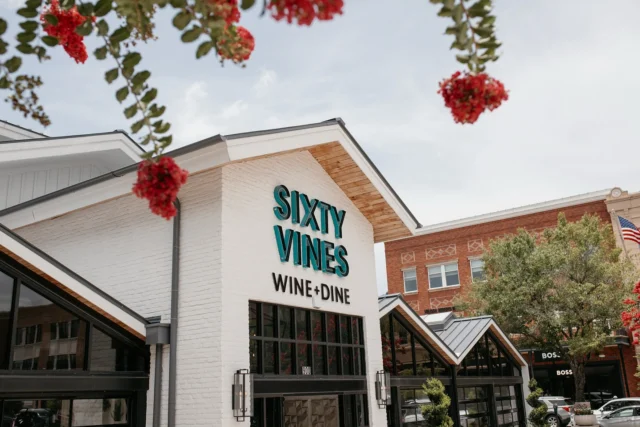 Wine and dine, it’s Sixty Vines. // @sixtyvinesthewoodlands // @peachcreekmedia